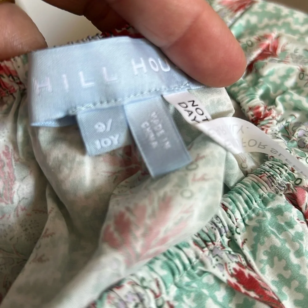 Hill House 9/10 yrs The Tiny Sienna Dress Trailing Vine Multi Cotton
